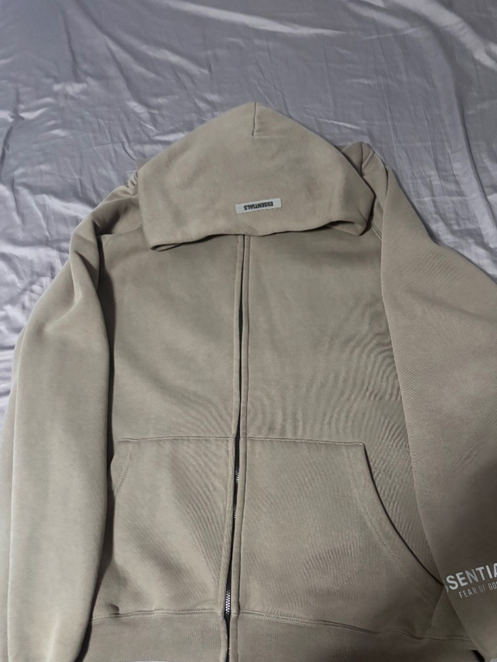 Essentials fear of god zip up